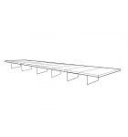 Стол переговорный 10 модулей