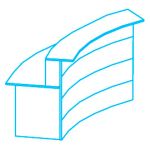 Модуль 45 градусов внешний