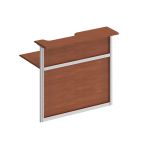 Модуль ресепшен прямой 1200 с вырезом правый ( без опор)