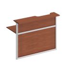 Модуль ресепшен прямой 1400 с вырезом левый ( без опор)