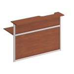 Модуль стойки ресепшен прямой 1600 с вырезом левый ( без опор)