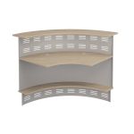 Модуль ресепшен 90 градусов с экраном угловой