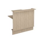 Модуль прямой с вырезом левый