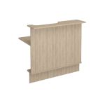 Модуль прямой с вырезом правый