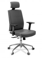 кресло для персонала Alfa X/SL/3D/H экокожа