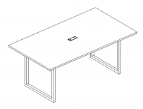 Стол 160 каркас QUATTRO для переговоров  A4 А4 Б4 121 БП