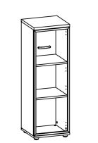 Шкаф средний правый со стеклом в алюминиевой рамке A4 А4 9467