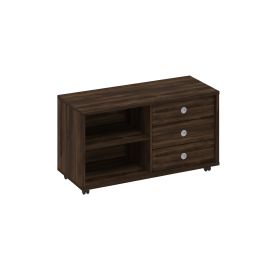 Тумба сервисная 3 ящика без замка универсальная