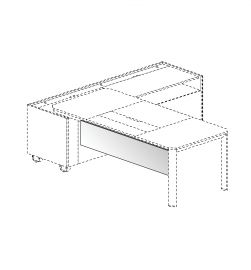 Фронтальная панель для столов L.220