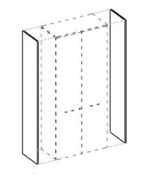 Панели боковые высокие (пара)