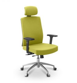 Кресло персонала Alfa X/SL/3D/H ткань