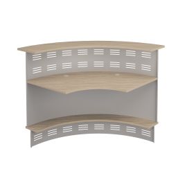 Модуль ресепшен 90 градусов с экраном угловой