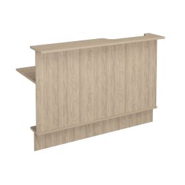 Модуль прямой с вырезом левый