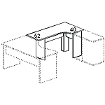 Приставка к столу Karstula, правая (к столам F0167)