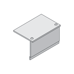 Столешница с заслонкой для ног